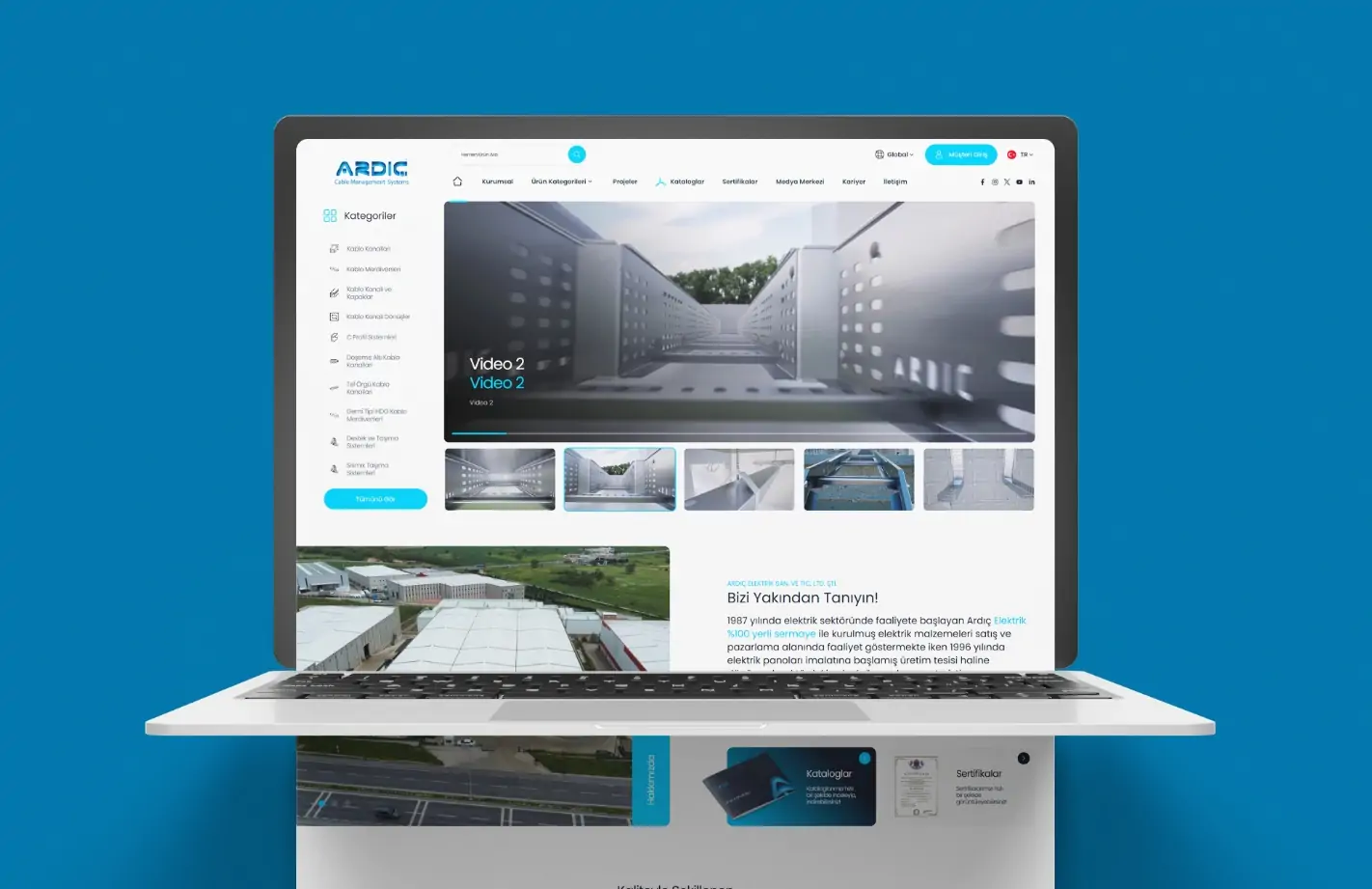 Ardıç Elektrik Renewed the Website