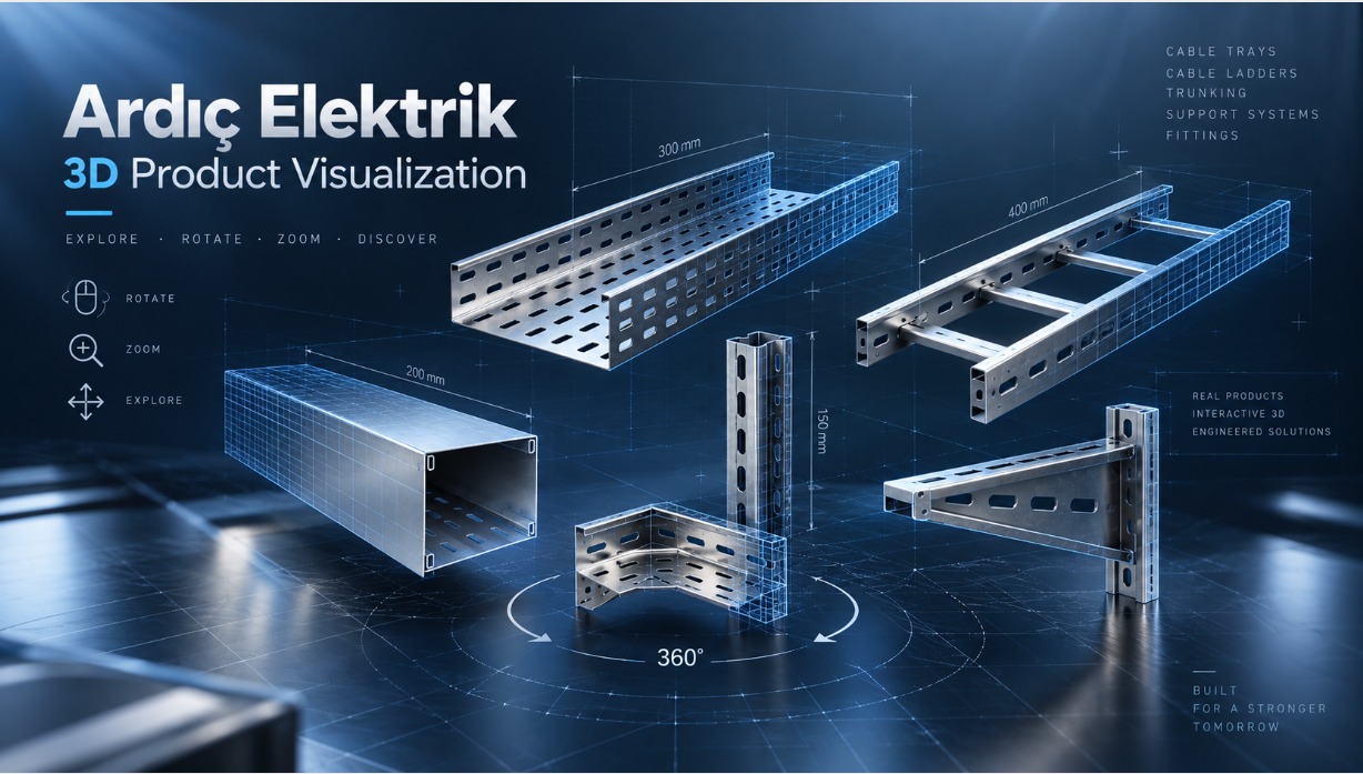 All Ardıç Elektrik Products Can Now Be Viewed in 3D